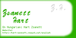 zsanett hart business card